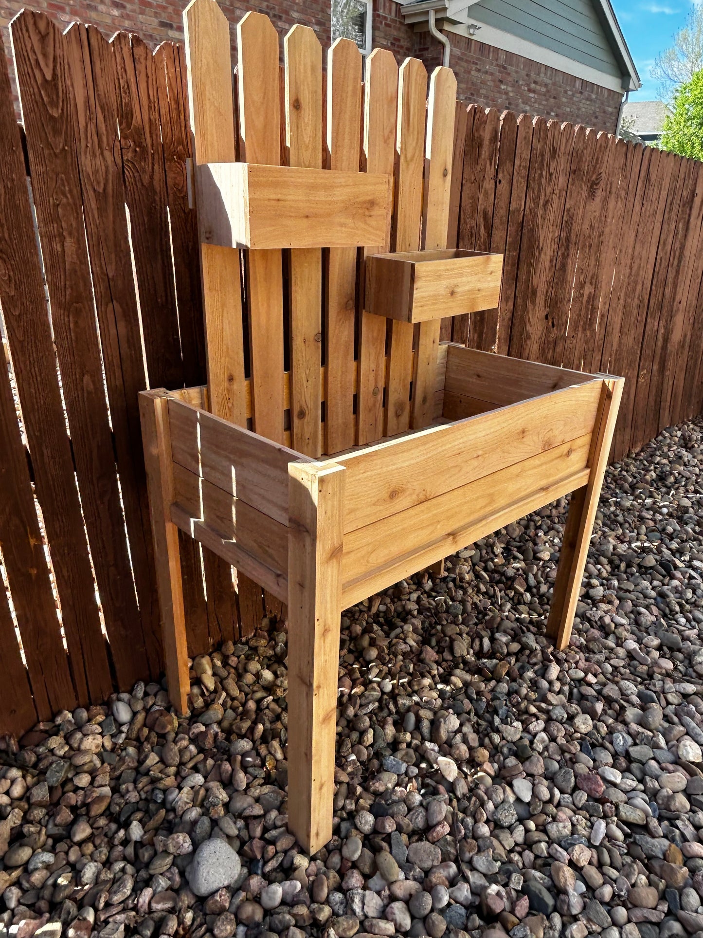 Vertical Cedar Herb Garden Planter