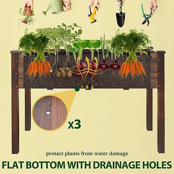 Vertical Cedar Herb Garden Planter
